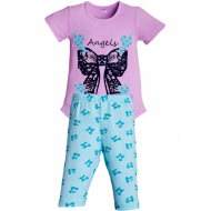 11-37327 "ANGEL" комплект туника с бриджами, 3-7 лет, сиреневый 11-37327 "ANGEL" комплект туника с бриджами, 3-7 лет, сиреневый