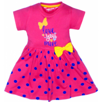11-37806 "Love you more" Платье с бантиком, 3-7 лет, вишневый 11-37806 "Love you more" Платье с бантиком, 3-7 лет, вишневый