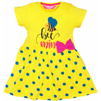 11-37808 "Bee mine" Платье с бантиком, 3-7 лет, желтый 11-37808 "Bee mine" Платье с бантиком, 3-7 лет, желтый