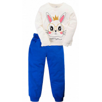 11-378222 "Bunny" Костюм для девочки, 3-7 лет, бежевый 11-378222 "Bunny" Костюм для девочки, 3-7 лет, бежевый