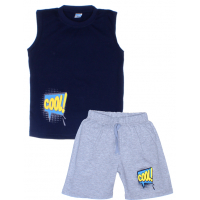 11-582103 "Cool!" комплект летний для мальчика, 5-8 лет, т-синий 11-582103 "Cool!" комплект летний для мальчика, 5-8 лет, т-синий
