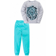 11-698119 "Brave lion" Пижама, интерлок, 6-9 лет 11-698119 "Brave lion" Пижама, интерлок, 6-9 лет