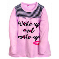 11-812831 "Wake up" Сорочка для девочки, 8-12 лет, сиреневый 11-812831 "Wake up" Сорочка для девочки, 8-12 лет, сиреневый