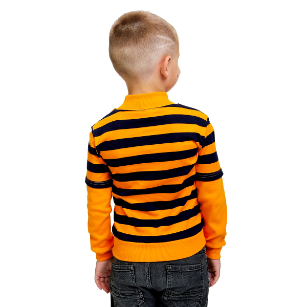 08-251307 Джемпер для мальчика, 2-5 лет, оранжевый