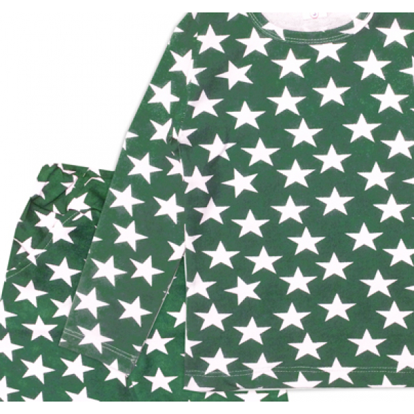 47-378102 "Звезды" Комплект домашний для мальчика, 3-7 лет, зеленый