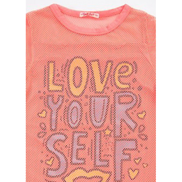 20-14401 Платье с сеткой, 8-12 лет, розовый