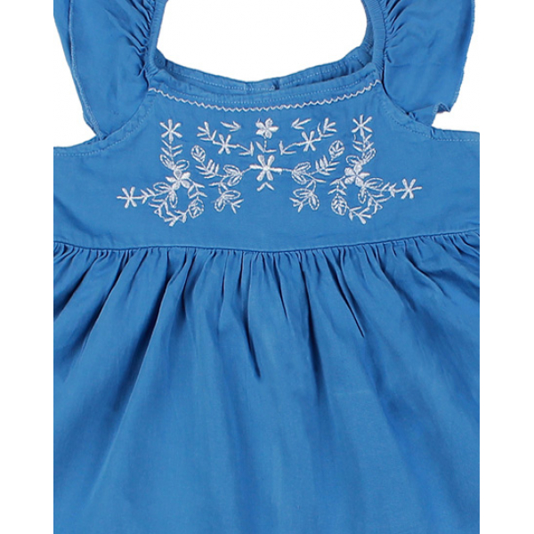 20-8861 Платье для девочки из сатина, 3-7 лет, малиновый