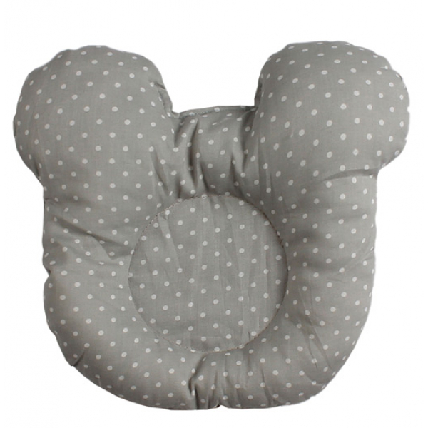 45-5692 Гнездышко - кокон для новорожденных с мягкой подушкой, серый