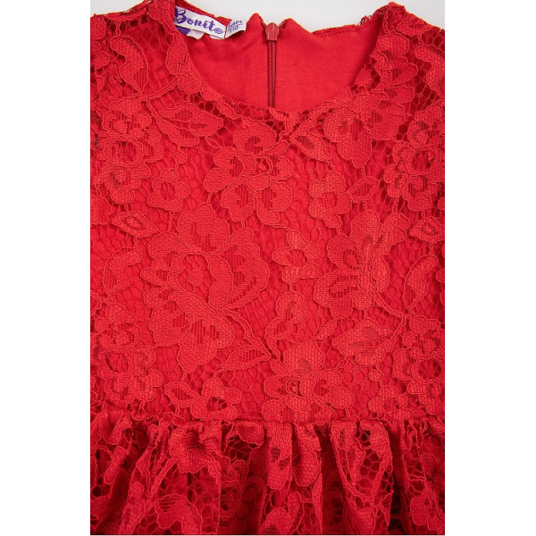 20-3762 Нарядное платье для девочек, 2-5 лет, красный