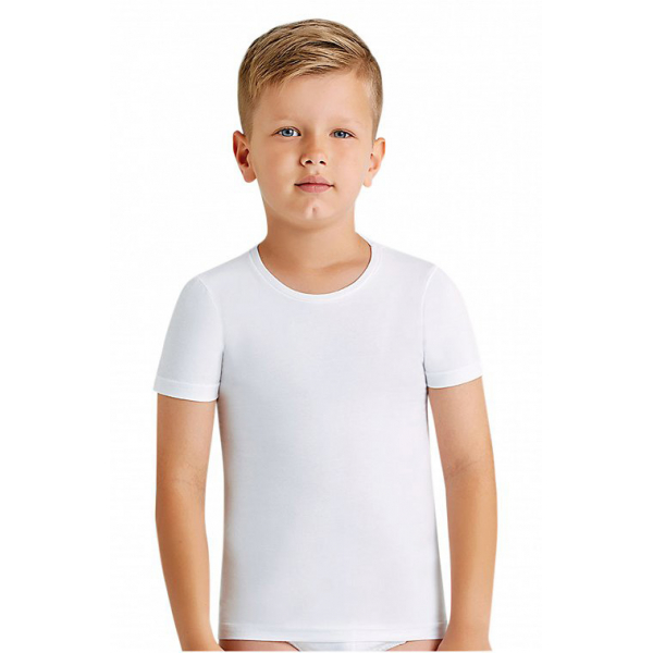 15-14009003 футболка однотонная 1-4 года, белый