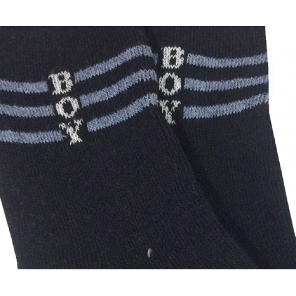 Pn-019 "Boy" Носки махровые, черный, 14-16