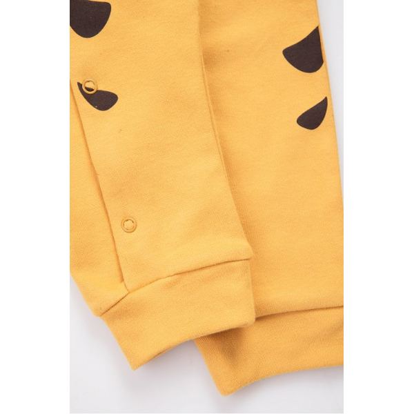 20-1096-7 Комбинезон для малышей, 62-80, горчичный