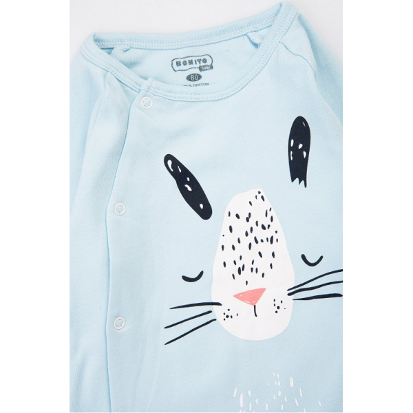 20-1096-8 Комбинезон для малышей, 62-80, св-голубой