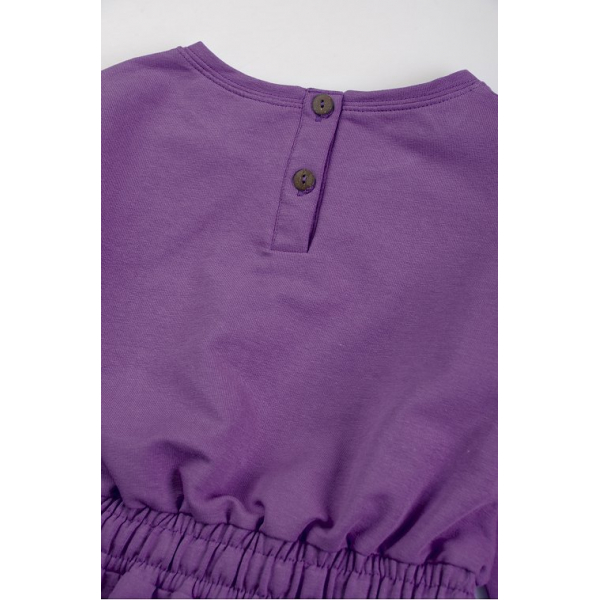 20-1244-5 Платье для девочки, 3-7 лет, фиолетовый