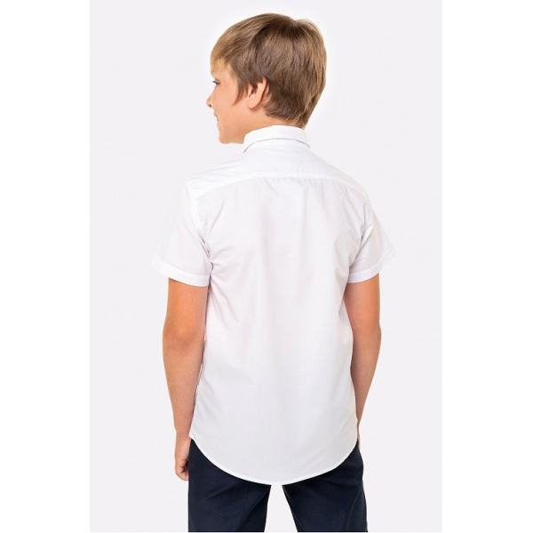 20-1468R Рубашка (школа) для мальчика, 7-11 лет, белый