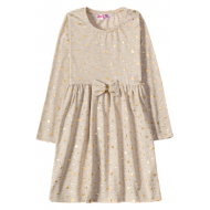 12-3735-2 Платье для девочки, 3-7 лет, серый
