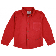 20-894-3 Рубашка-поло для мальчика из поплина, 3-7 лет, т-красный