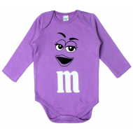 20-10036 "M&M’s" Боди для малышей, 68-86, сиреневый 20-10036 "M&M’s" Боди для малышей, 68-86, сиреневый