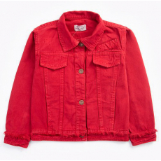 20-8786 Куртка для девочки, 6-9 лет, т-красный