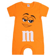 20-10785 "M&M’s" Полукомбинезон для малышей, 68-86, оранжевый 20-10785 "M&M’s" Полукомбинезон для малышей, 68-86, оранжевый