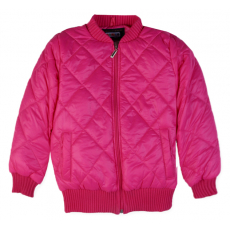 20-0623 Куртка стеганная для девочки, 3-7 лет, малиновый