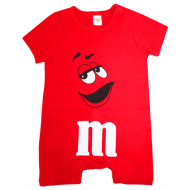 20-10787 "M&M’s" Полукомбинезон для малышей, 68-86, красный 20-10787 "M&M’s" Полукомбинезон для малышей, 68-86, красный