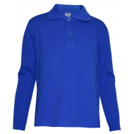 17-812218-1 Рубашка-поло для мальчика, пике 8-12 лет, синий