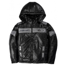 20-03001 Демисезонная куртка для мальчика, 9-12 лет, черный