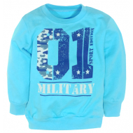 50-150126 "Military" Джемпер для мальчика, голубой